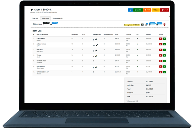 Sales Orders & Invoices