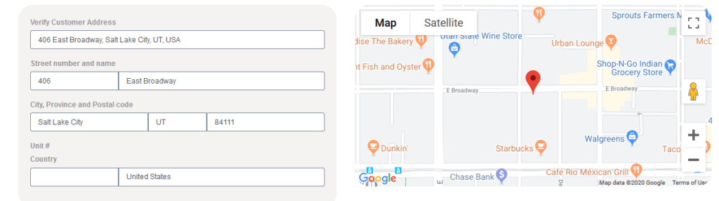 ALL-IN-CRM | Postal address verification, built-in ALL-IN-CRM